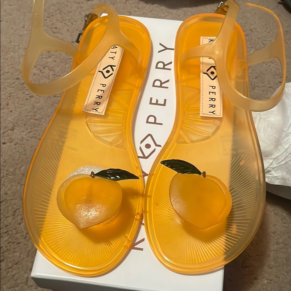 Katy Perry Collections Yellow Peach Sandals
